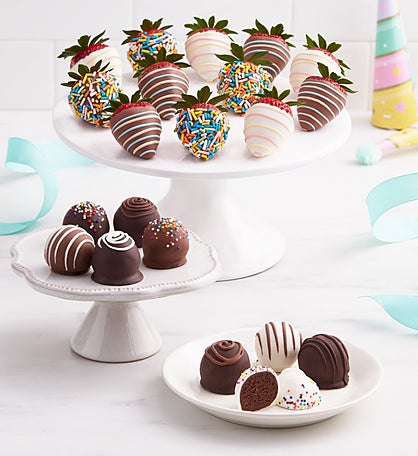 Brownie Truffles™ With Birthday Berries