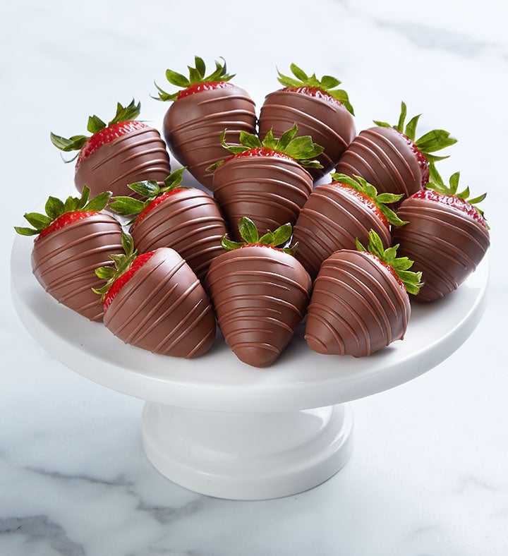 Decadent Milk Chocolate Strawberries